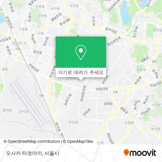 오사카 타코야끼 지도