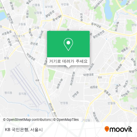 KB 국민은행 지도
