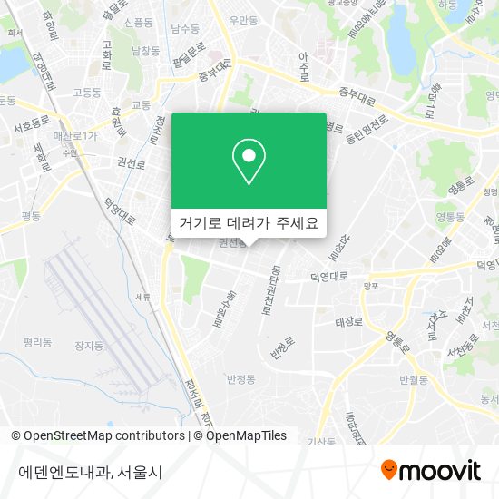 에덴엔도내과 지도