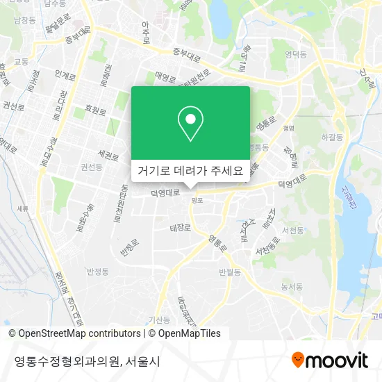 영통수정형외과의원 지도