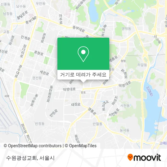 수원광성교회 지도
