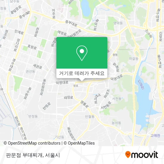 판문점 부대찌개 지도