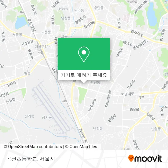 곡선초등학교 지도