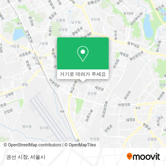 권선 시장 지도