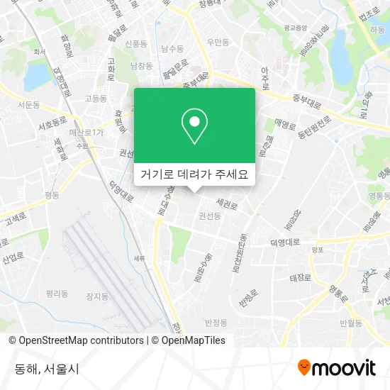 동해 지도