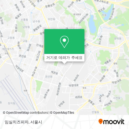 임실치즈피자 지도