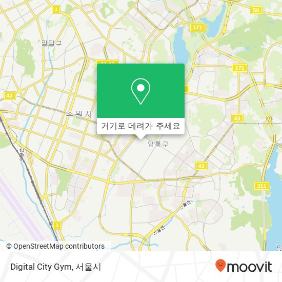 Digital City Gym 지도