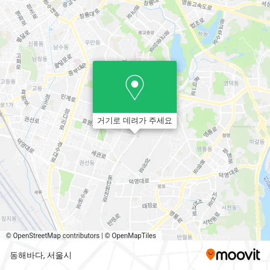 동해바다 지도