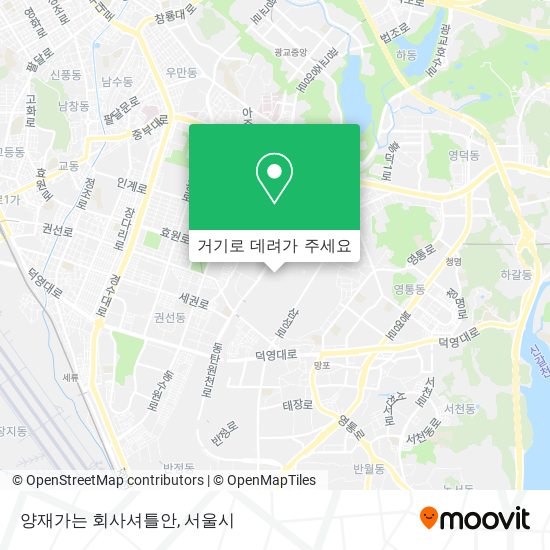 양재가는 회사셔틀안 지도