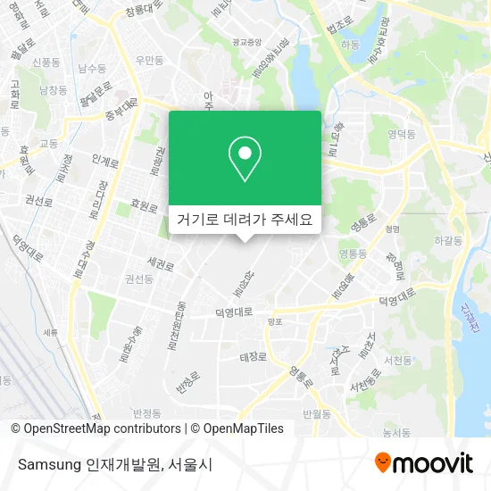 Samsung 인재개발원 지도