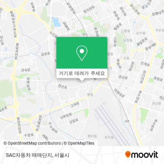 SAC자동차 매매단지 지도