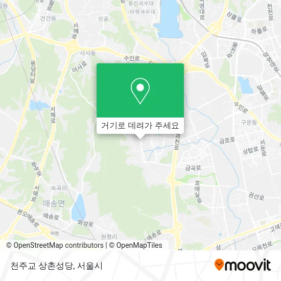 천주교 상촌성당 지도