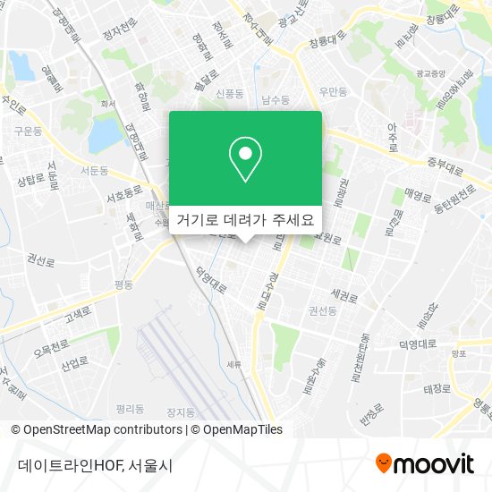 데이트라인HOF 지도