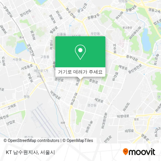 KT 남수원지사 지도