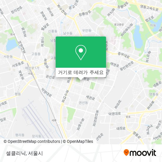 셀클리닉 지도