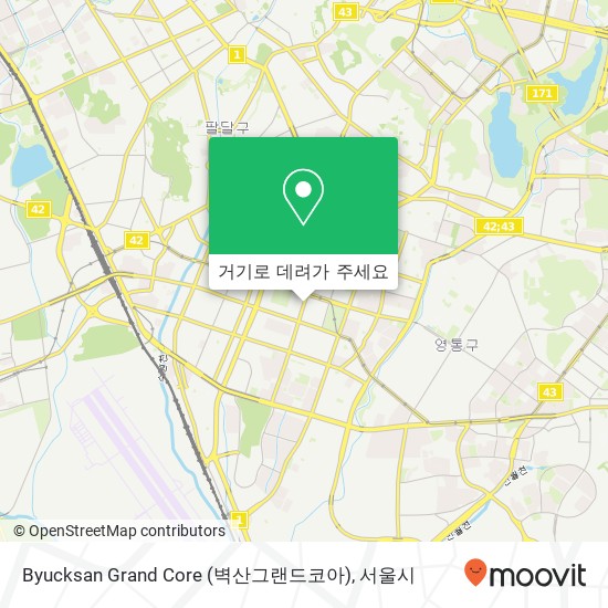 Byucksan Grand Core (벽산그랜드코아) 지도