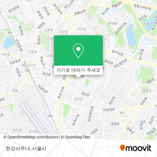 한강사우나 지도