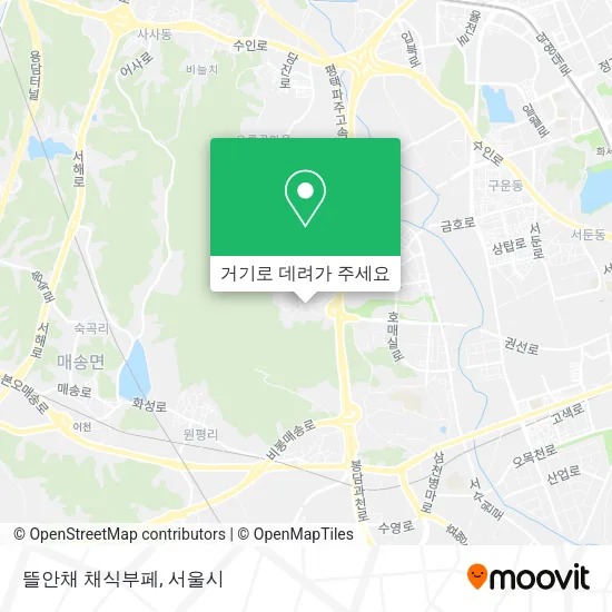 뜰안채 채식부페 지도
