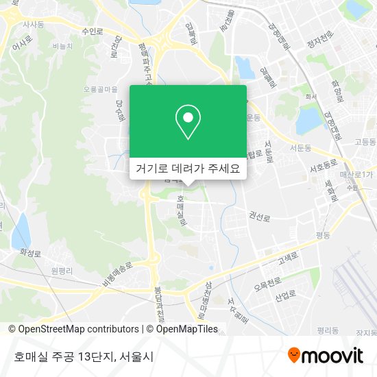 호매실 주공 13단지 지도