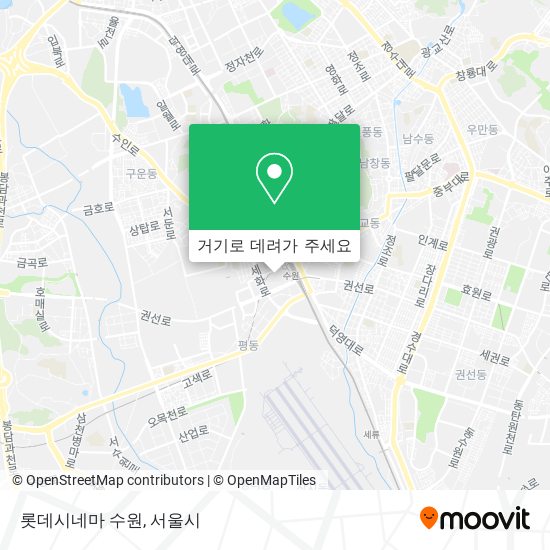 롯데시네마 수원 지도