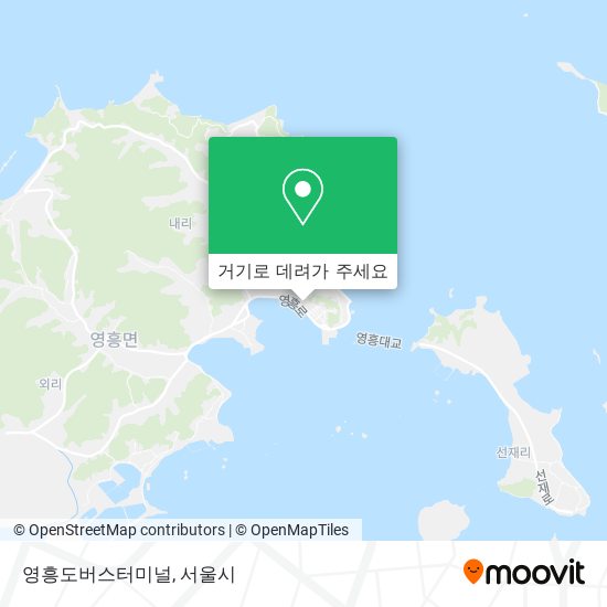 영흥도버스터미널 지도