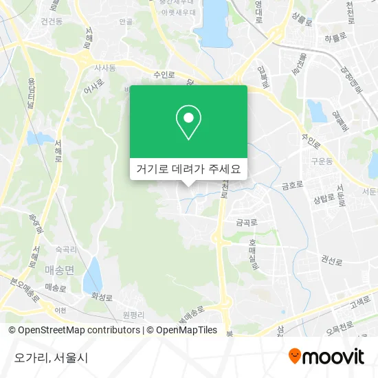 오가리 지도