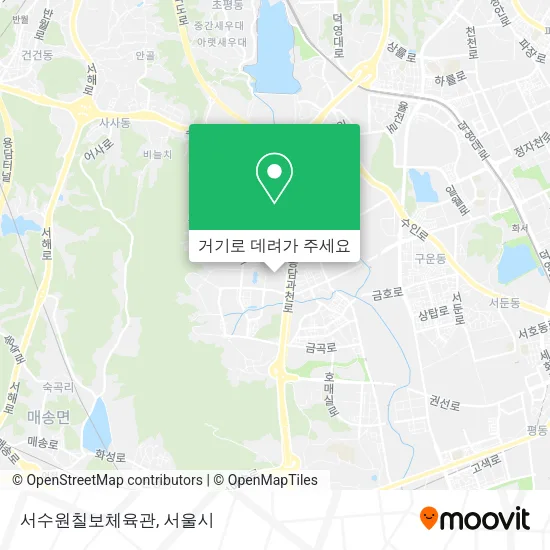 서수원칠보체육관 지도