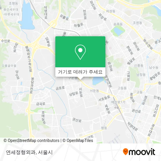 연세정형외과 지도