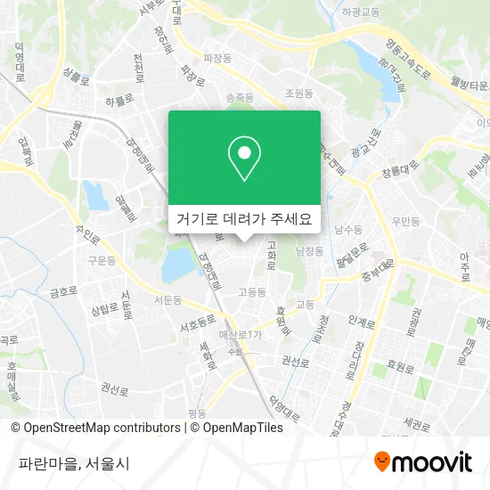 파란마을 지도