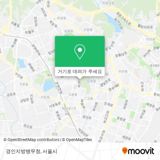 경인지방병무청 지도