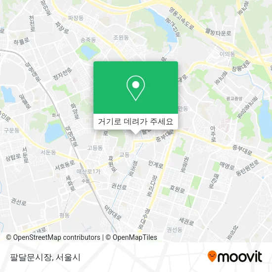 팔달문시장 지도