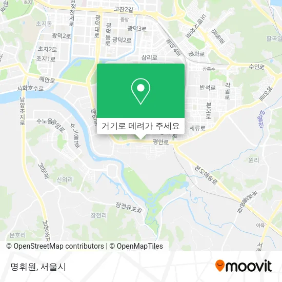 명휘원 지도