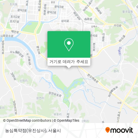 농심특약점(유진상사) 지도