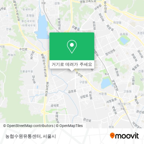 농협수원유통센터 지도