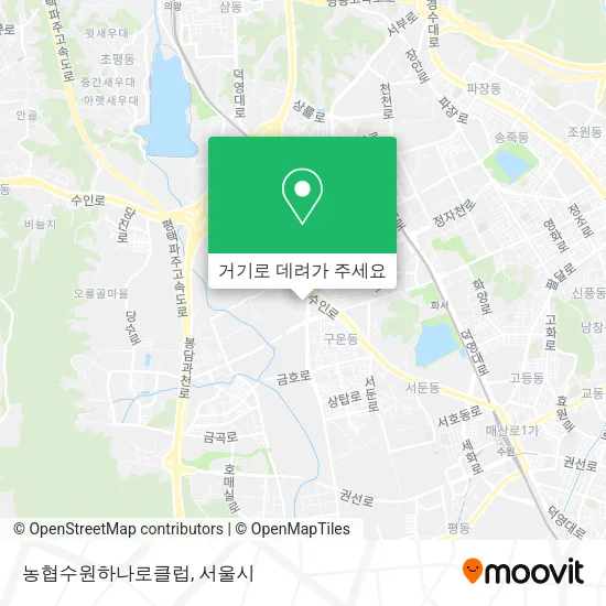 농협수원하나로클럽 지도