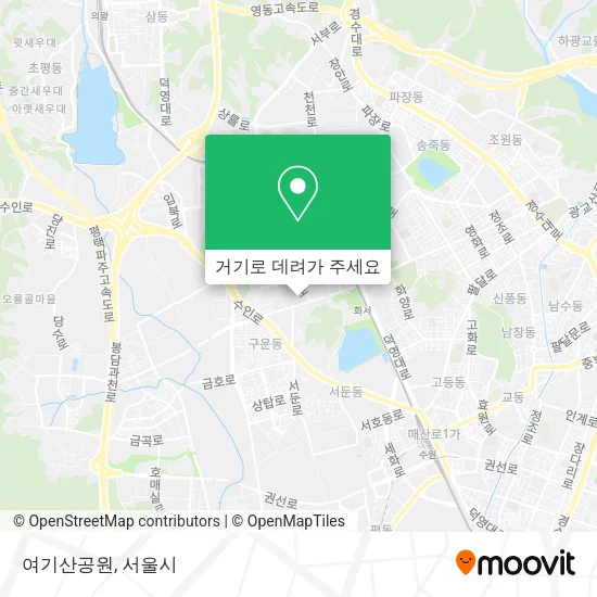 여기산공원 지도