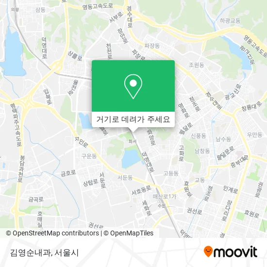 김영순내과 지도
