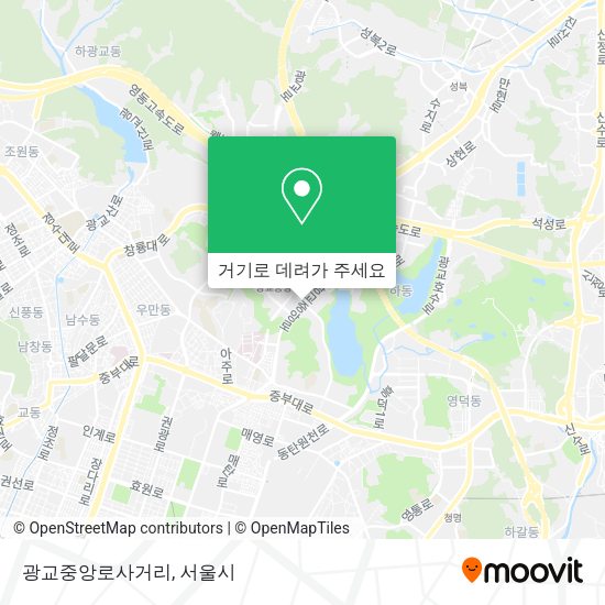 광교중앙로사거리 지도