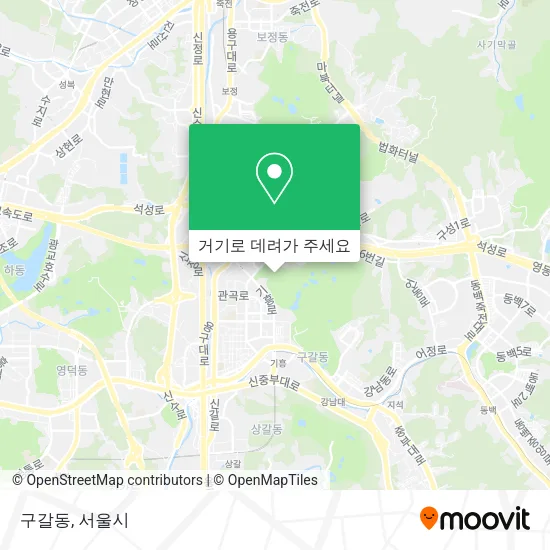 구갈동 지도