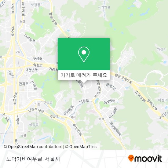 노닥가비여우굴 지도