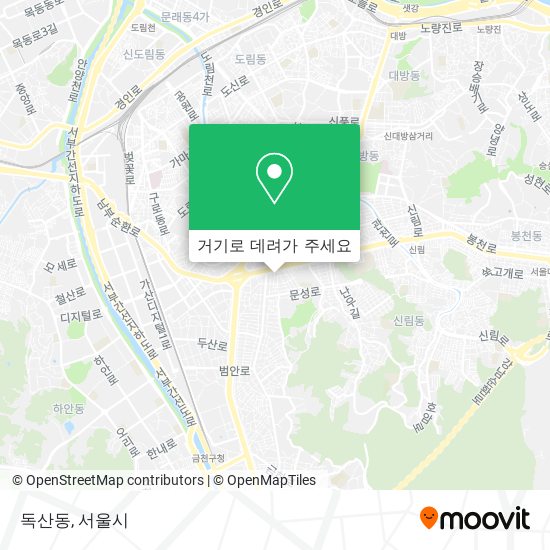 독산동 지도