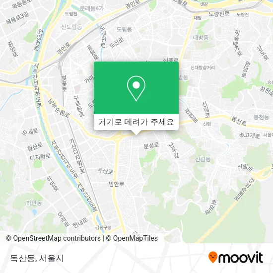 독산동 지도