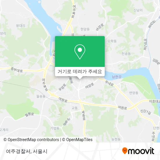 여주경찰서 지도