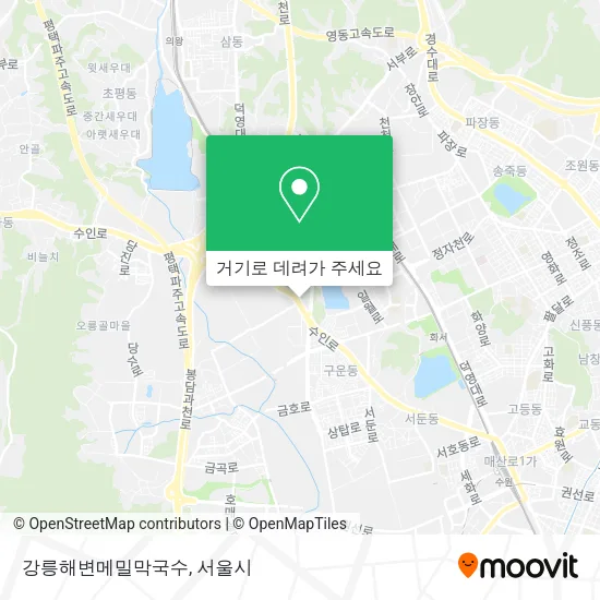 강릉해변메밀막국수 지도