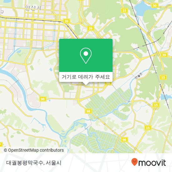 대궐봉평막국수 지도