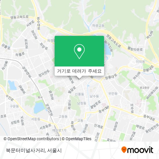 북문터미널사거리 지도