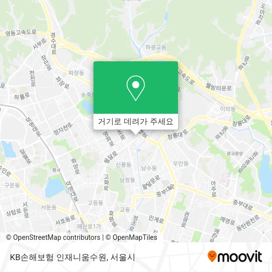KB손해보험 인재니움수원 지도
