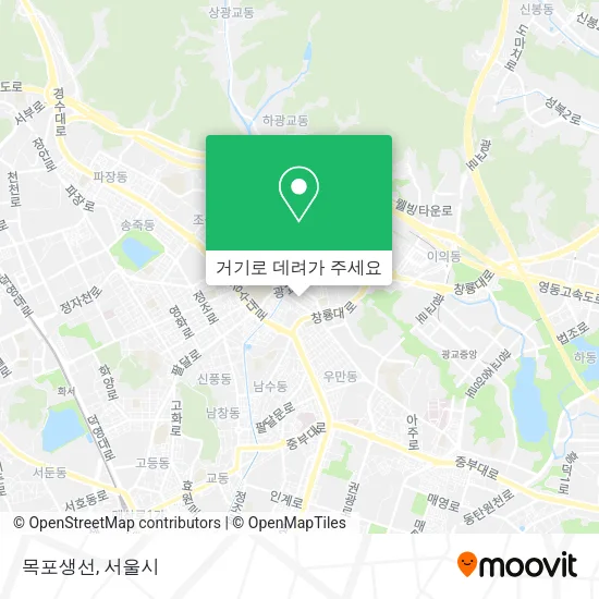 목포생선 지도