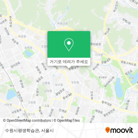 수원시평생학습관 지도