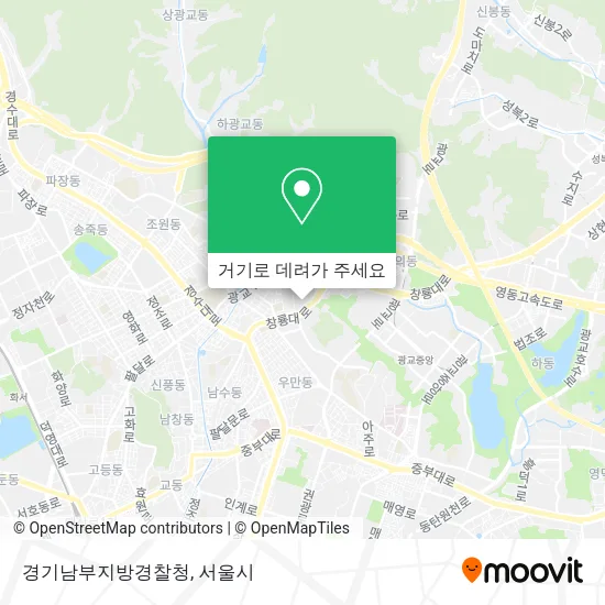 경기남부지방경찰청 지도